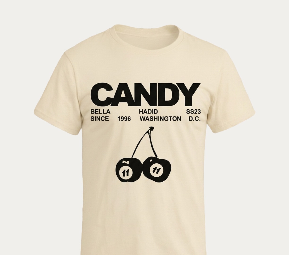 Your custom design printed on a t-shirt
