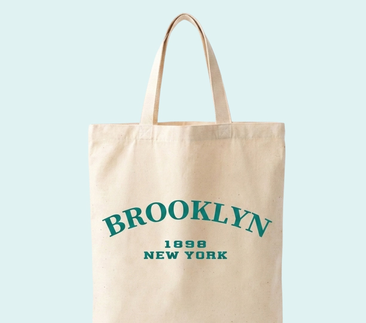 Your custom design printed on a tote bag
